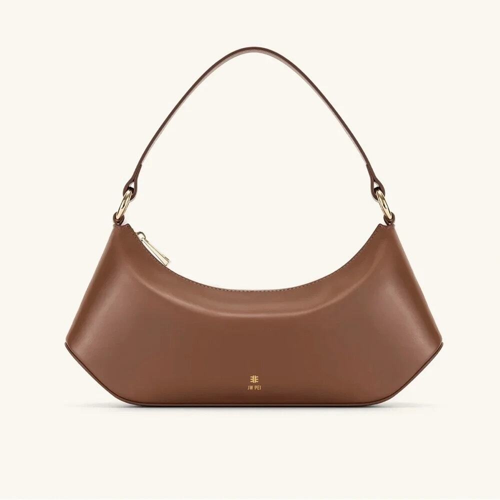 JW Pei Lily Brown‎ Faux Leather Shoulder Bag